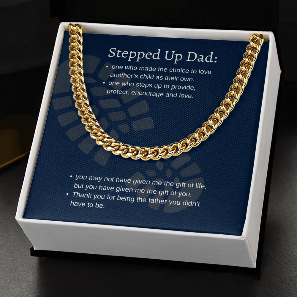 Stepped Up Dad | Cuban Link Chain