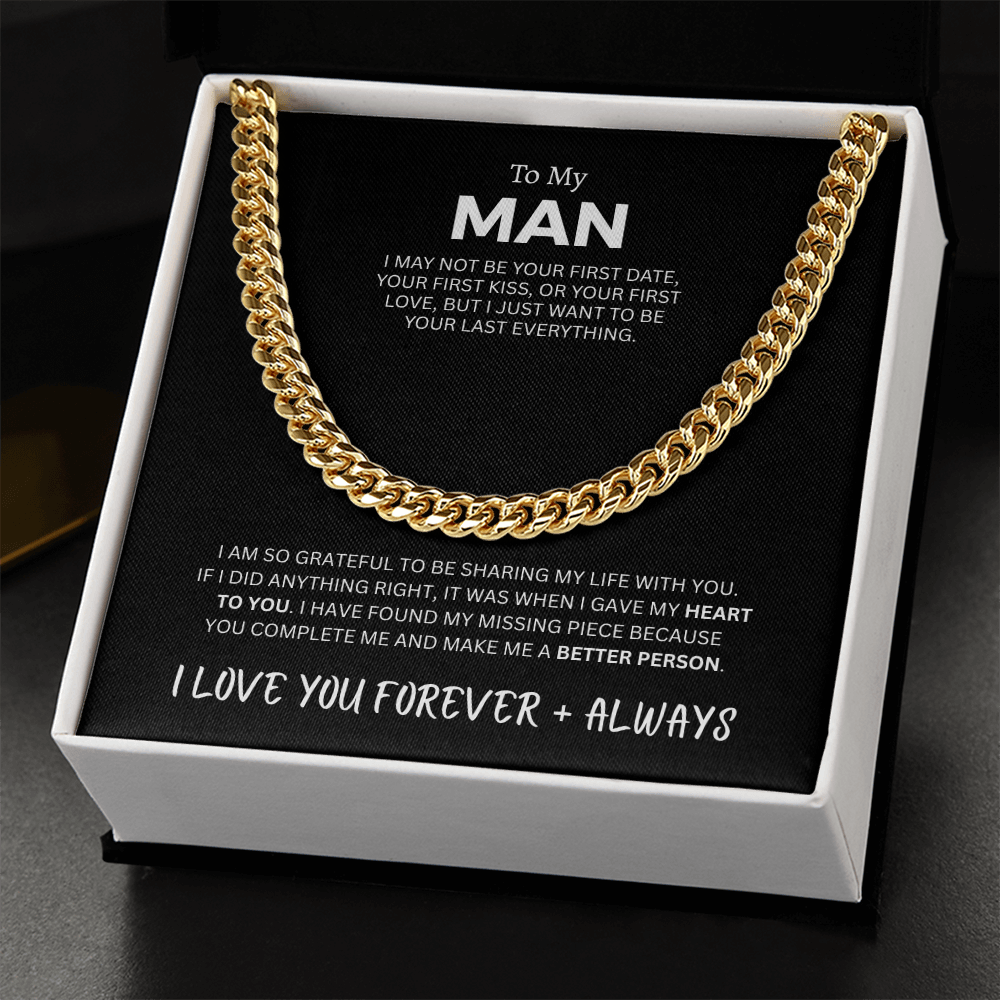 To My Man | Cuban Link Chain