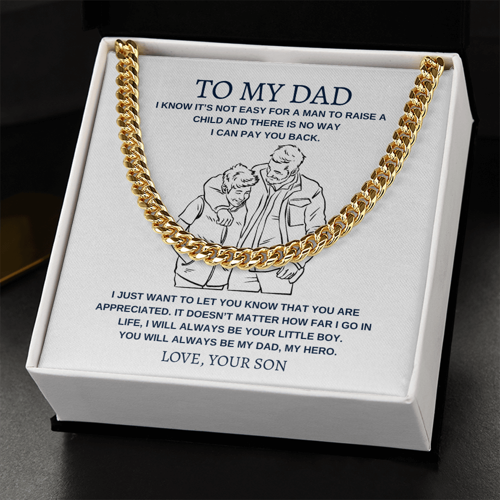 To My Dad | Cuban Link Chain