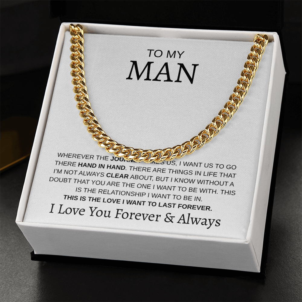 To My Man | Cuban Link Chain