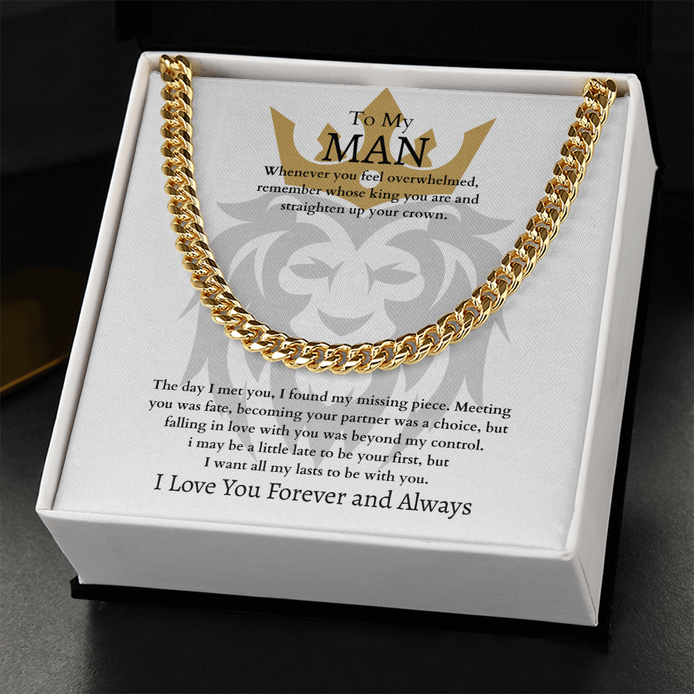 To My Man | Cuban Link Chain
