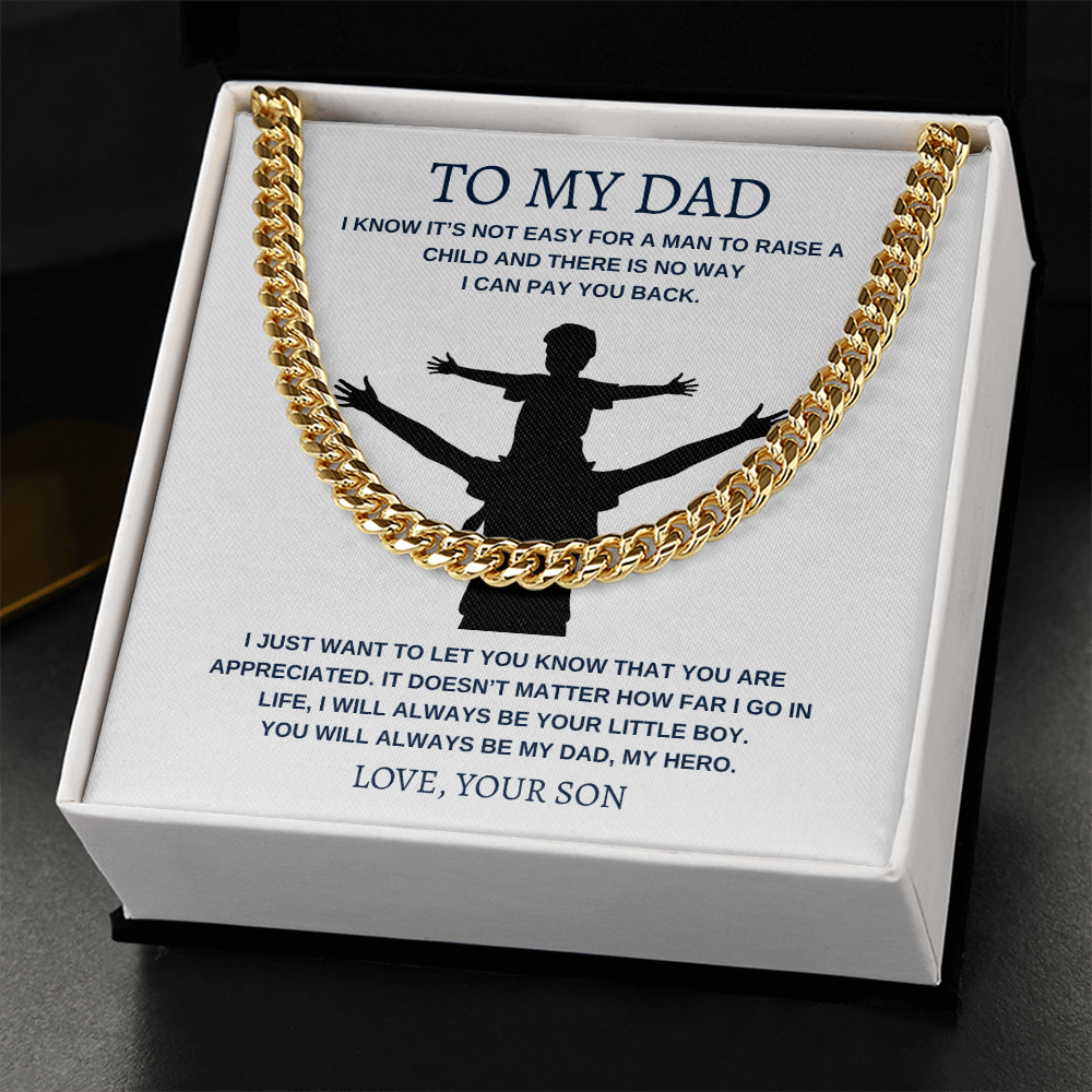 To My Dad | Cuban Link Chain