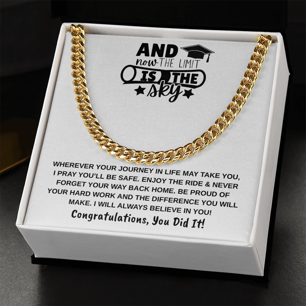 Limit is the Sky Graduation | Cuban Link Chain