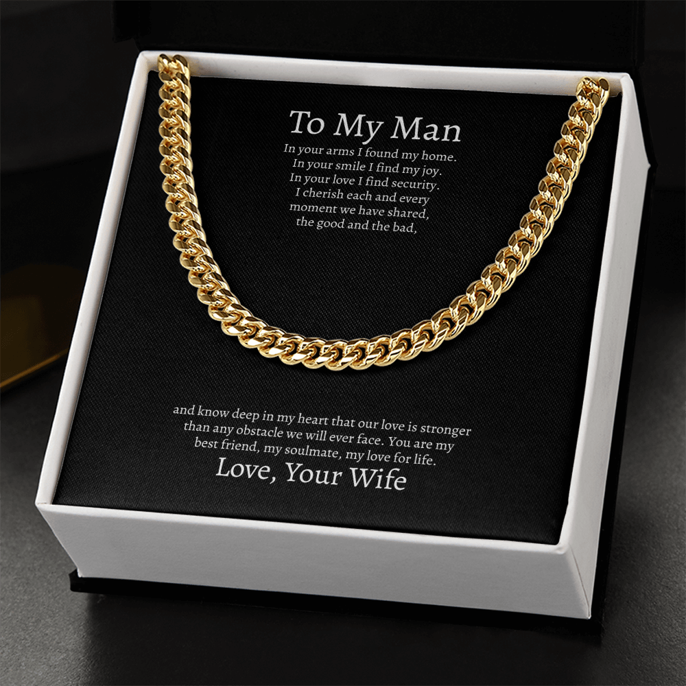 To My Man | Cuban Link Chain