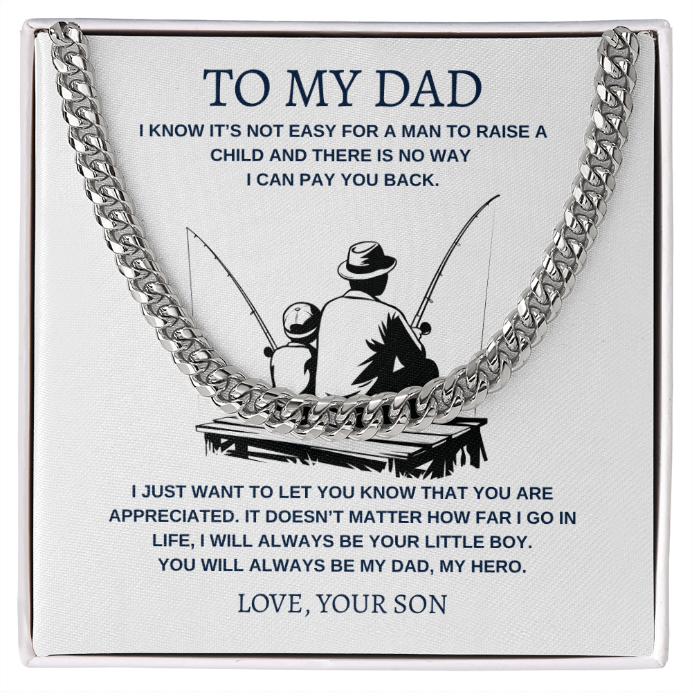 To My Dad | Cuban Link Chain