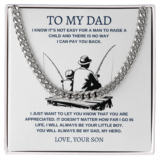 To My Dad | Cuban Link Chain