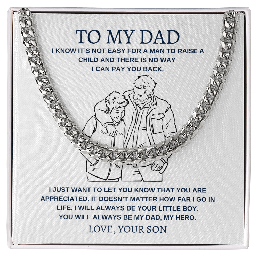 To My Dad | Cuban Link Chain