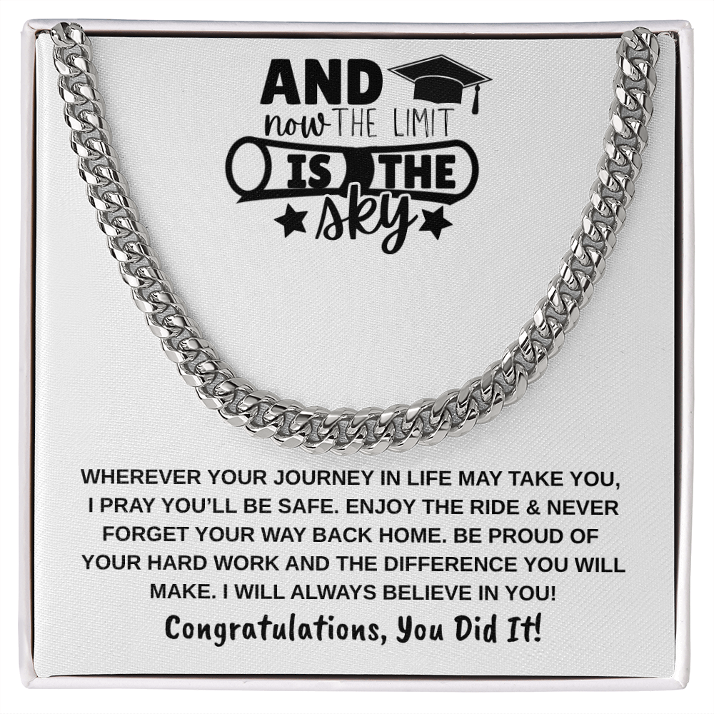 Limit is the Sky Graduation | Cuban Link Chain