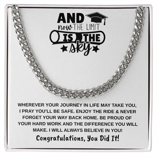 Limit is the Sky Graduation | Cuban Link Chain
