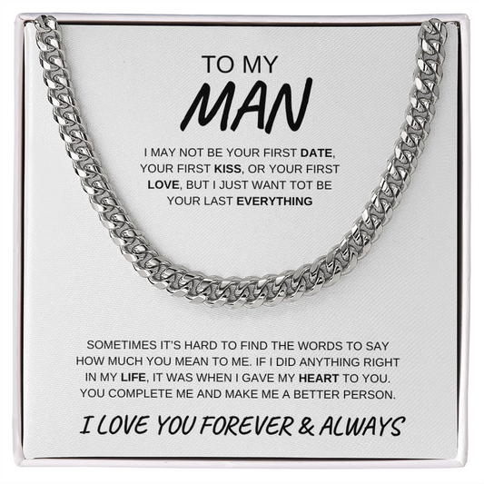 To My Man | Cuban Link Chain
