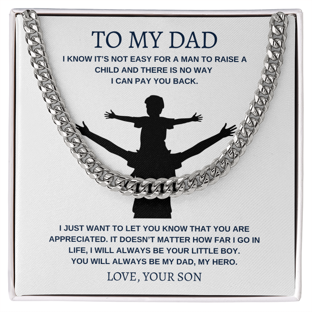 To My Dad | Cuban Link Chain