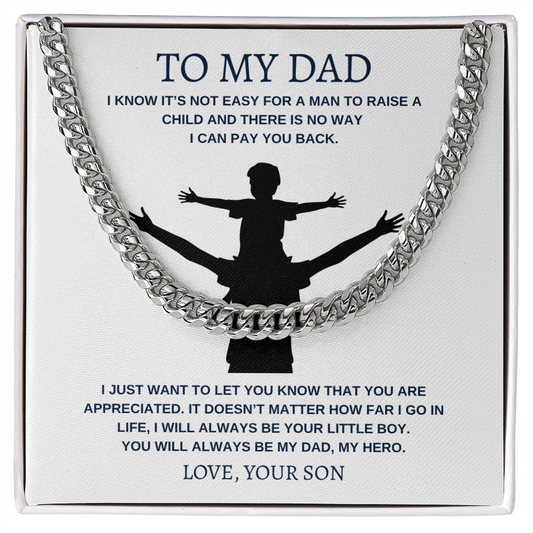 To My Dad | Cuban Link Chain