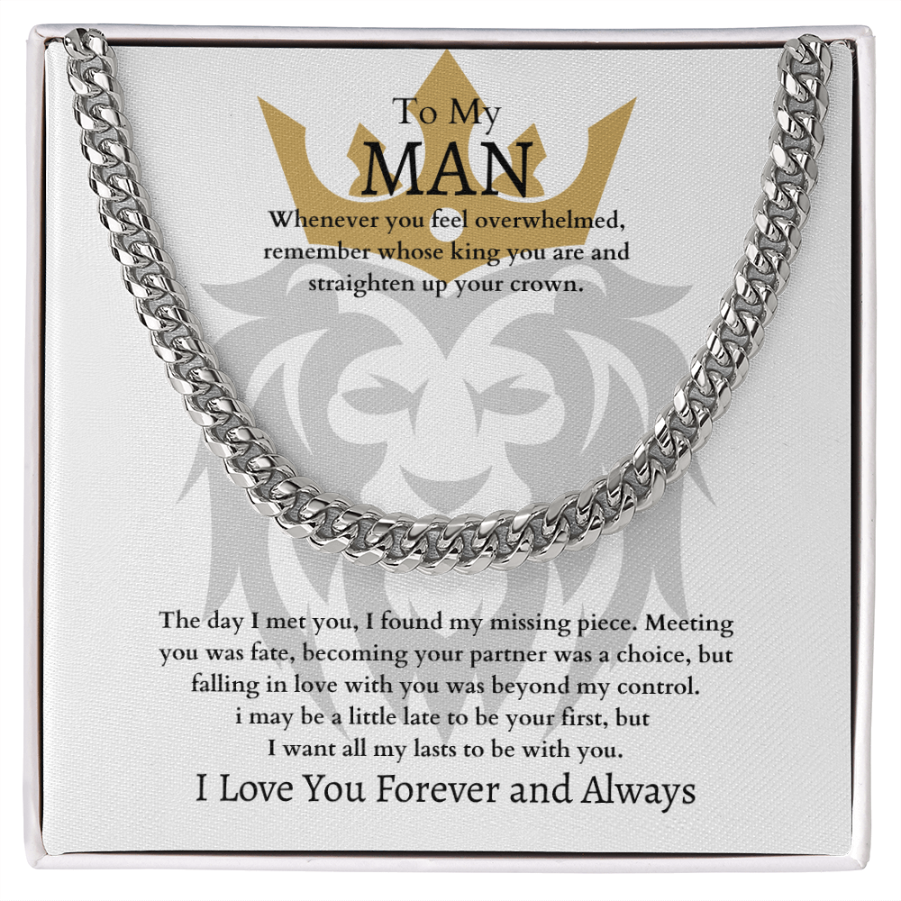 To My Man | Cuban Link Chain