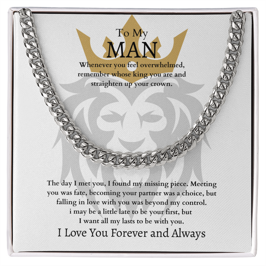To My Man | Cuban Link Chain