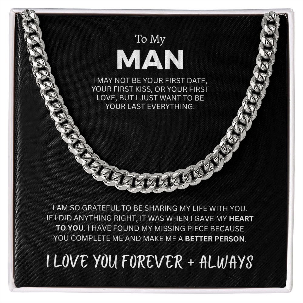 To My Man | Cuban Link Chain