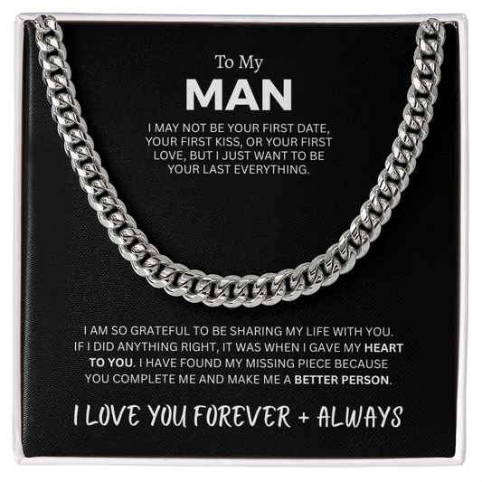 To My Man | Cuban Link Chain