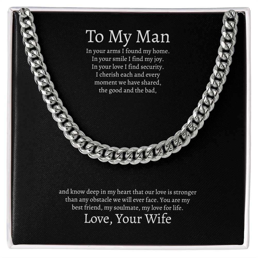 To My Man | Cuban Link Chain