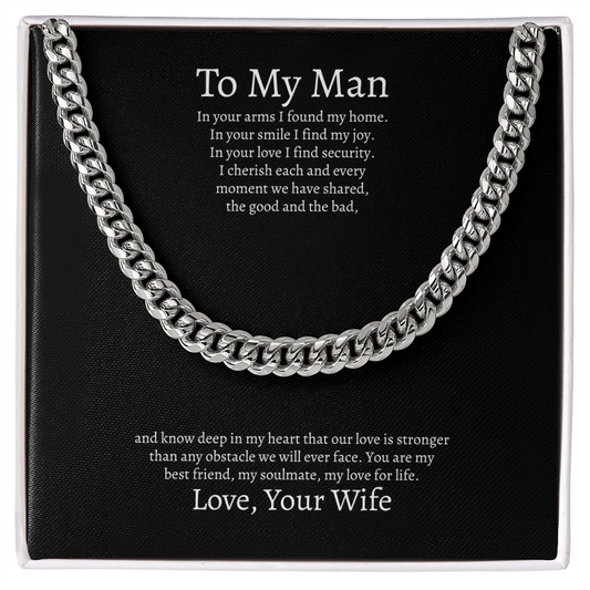 To My Man | Cuban Link Chain