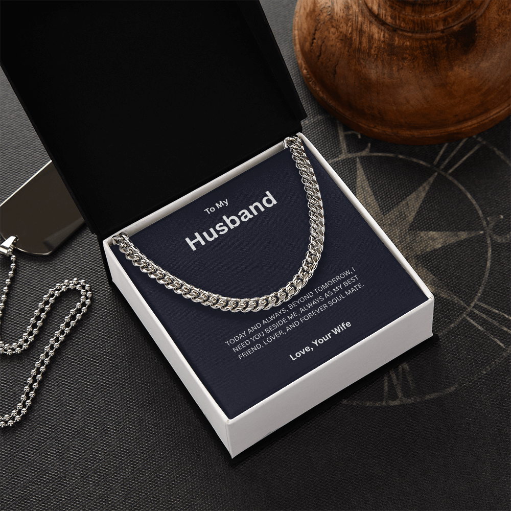 To My Husband | Cuban Link Chain