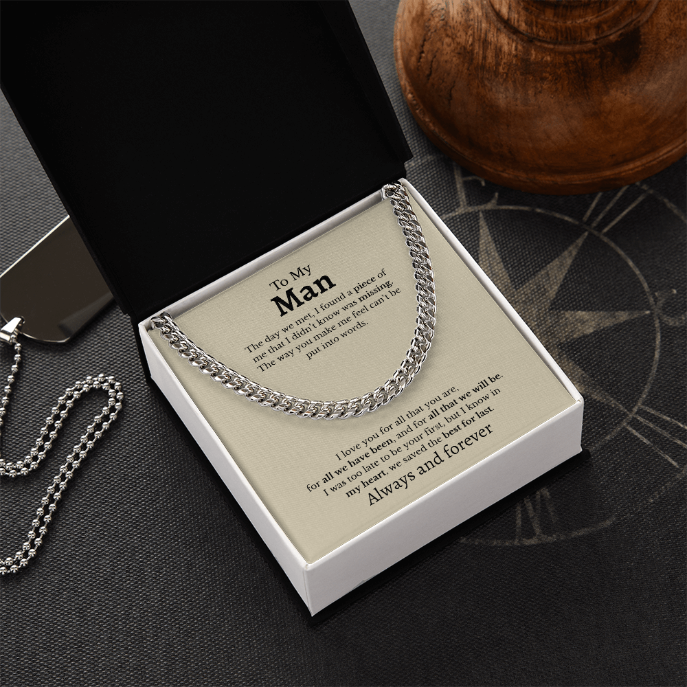 To My Man | Cuban Link Chain