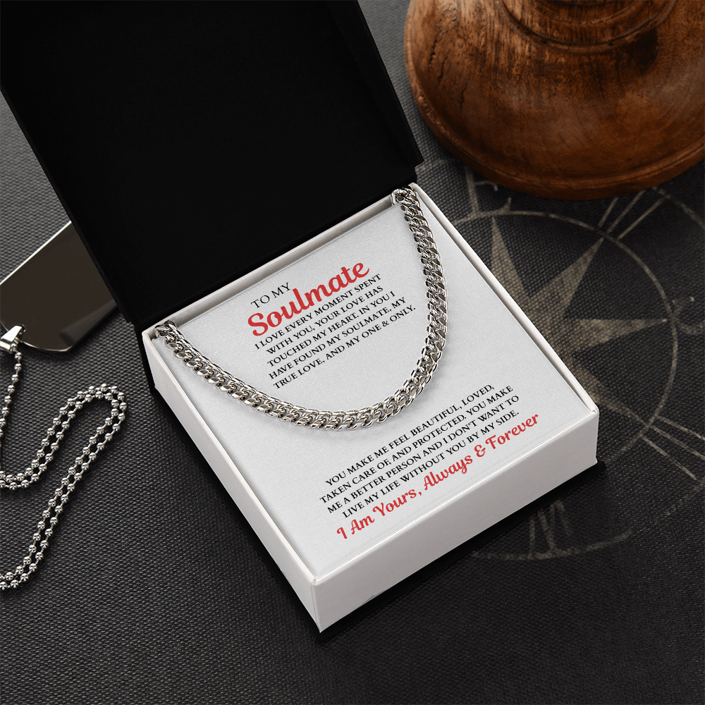 TO MY Soulmate | Cuban Link Chain