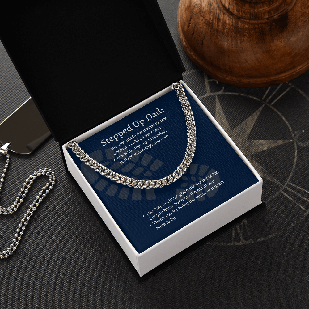 Stepped Up Dad | Cuban Link Chain
