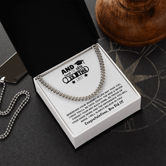 Sky is the Limit Graduation | Cuban Link Chain