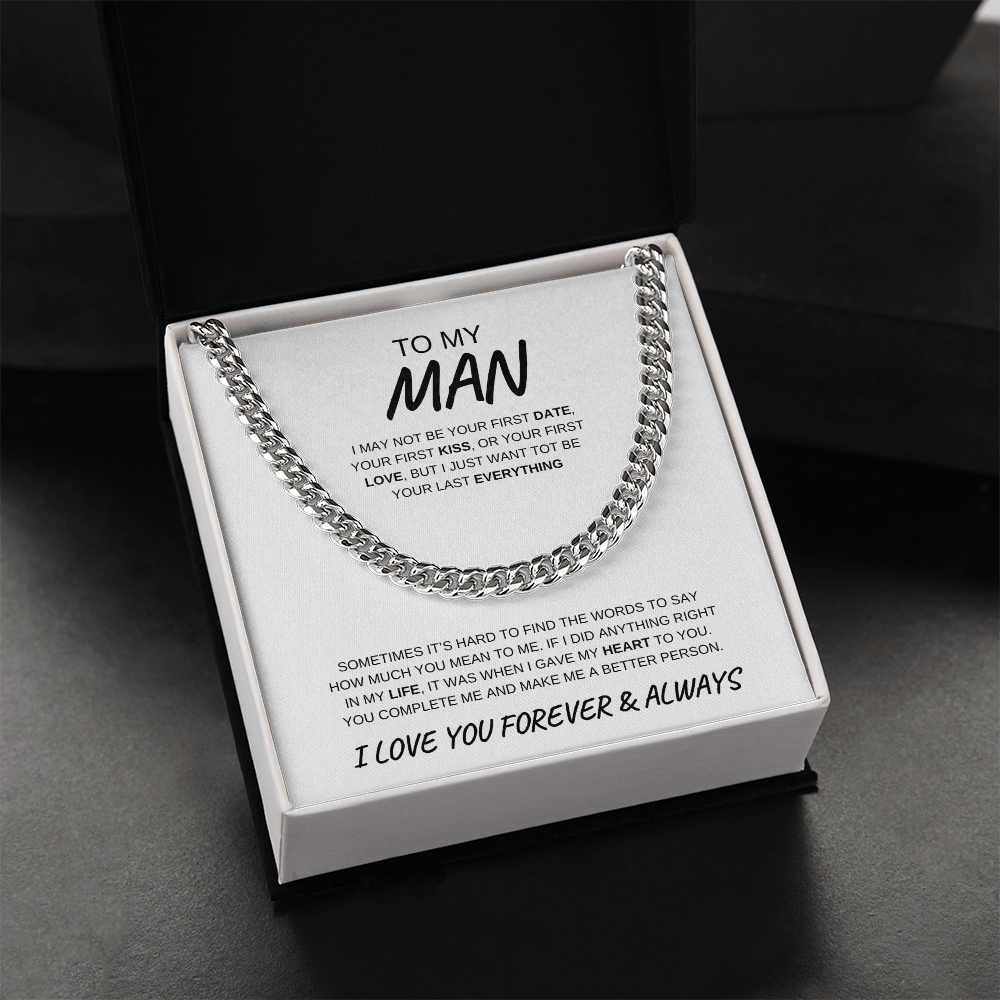 To My Man | Cuban Link Chain