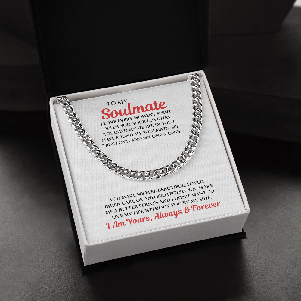 TO MY Soulmate | Cuban Link Chain