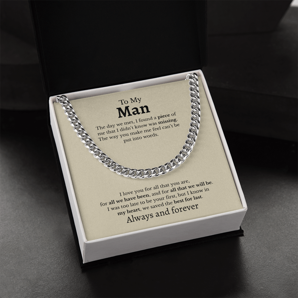 To My Man | Cuban Link Chain