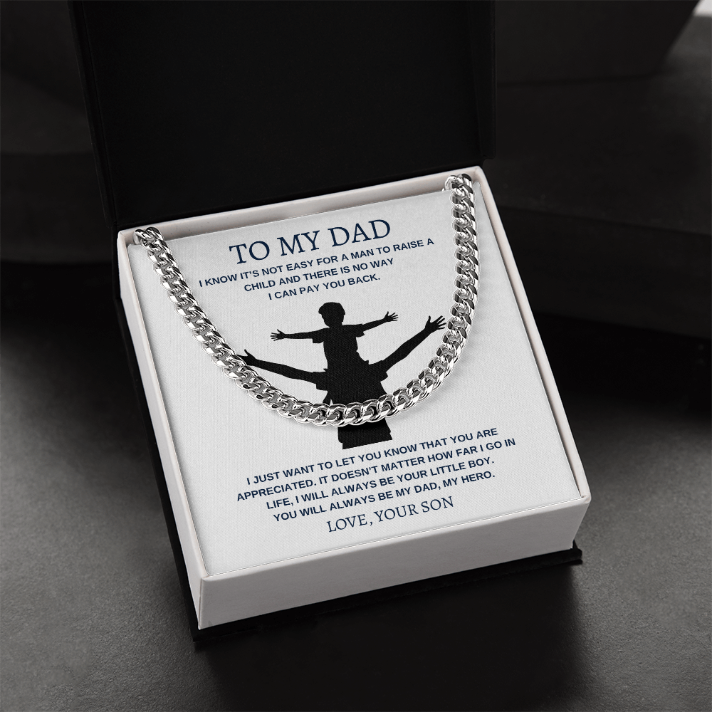 To My Dad | Cuban Link Chain