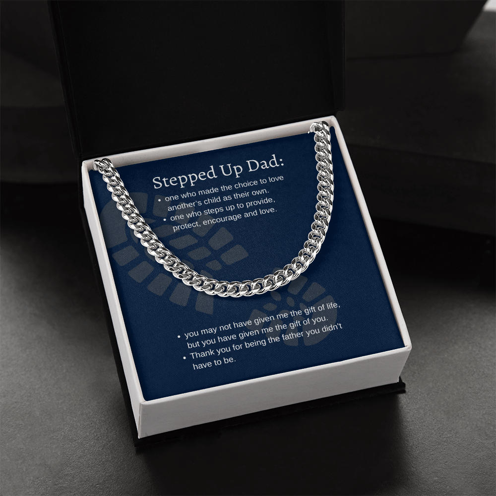 Stepped Up Dad | Cuban Link Chain