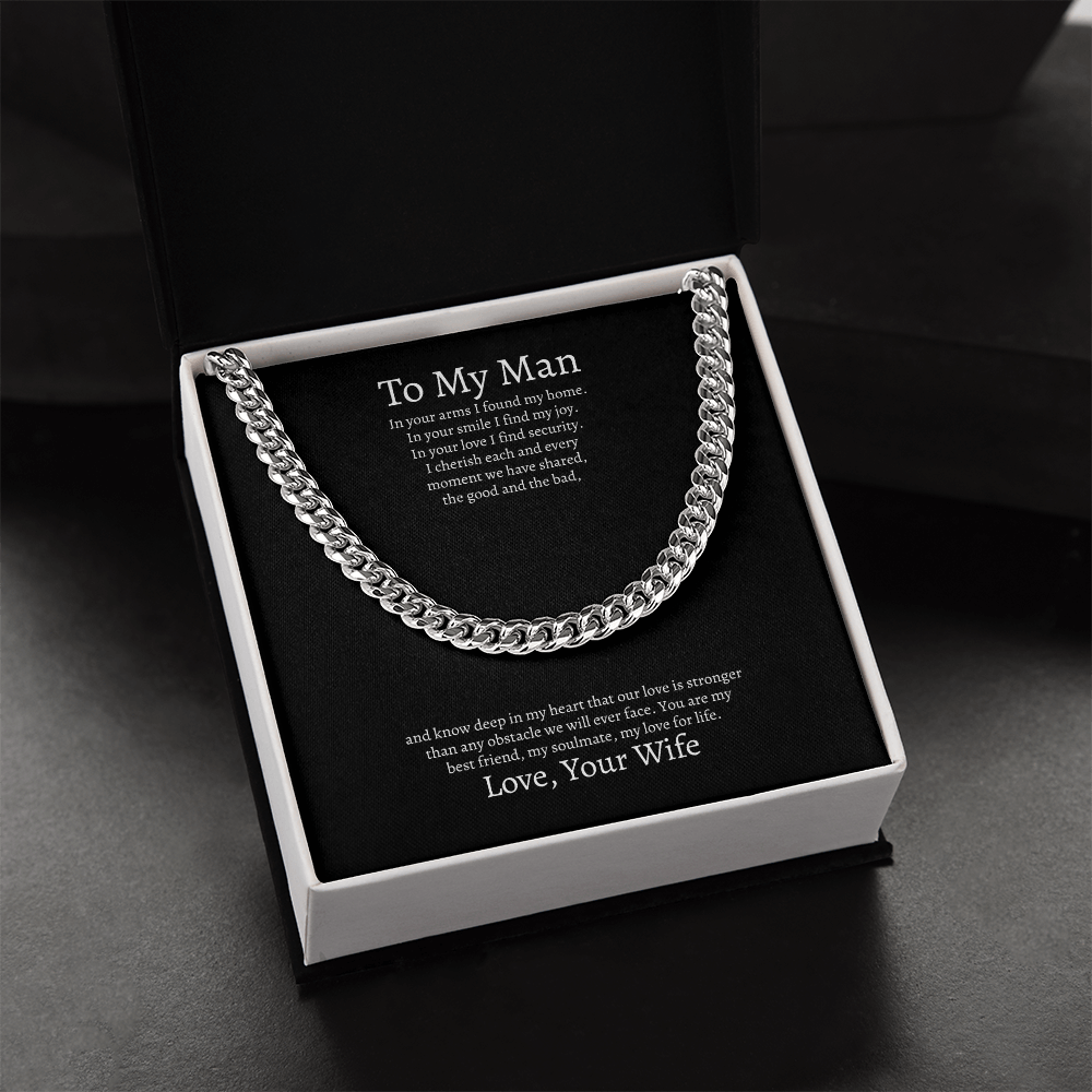 To My Man | Cuban Link Chain