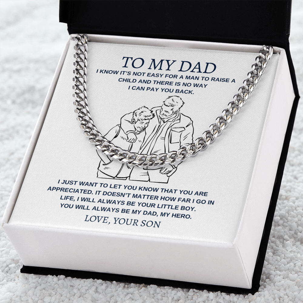 To My Dad | Cuban Link Chain