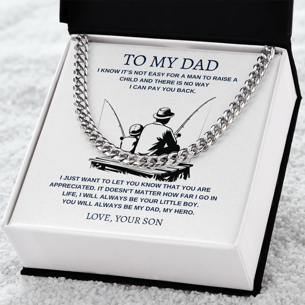 To My Dad | Cuban Link Chain