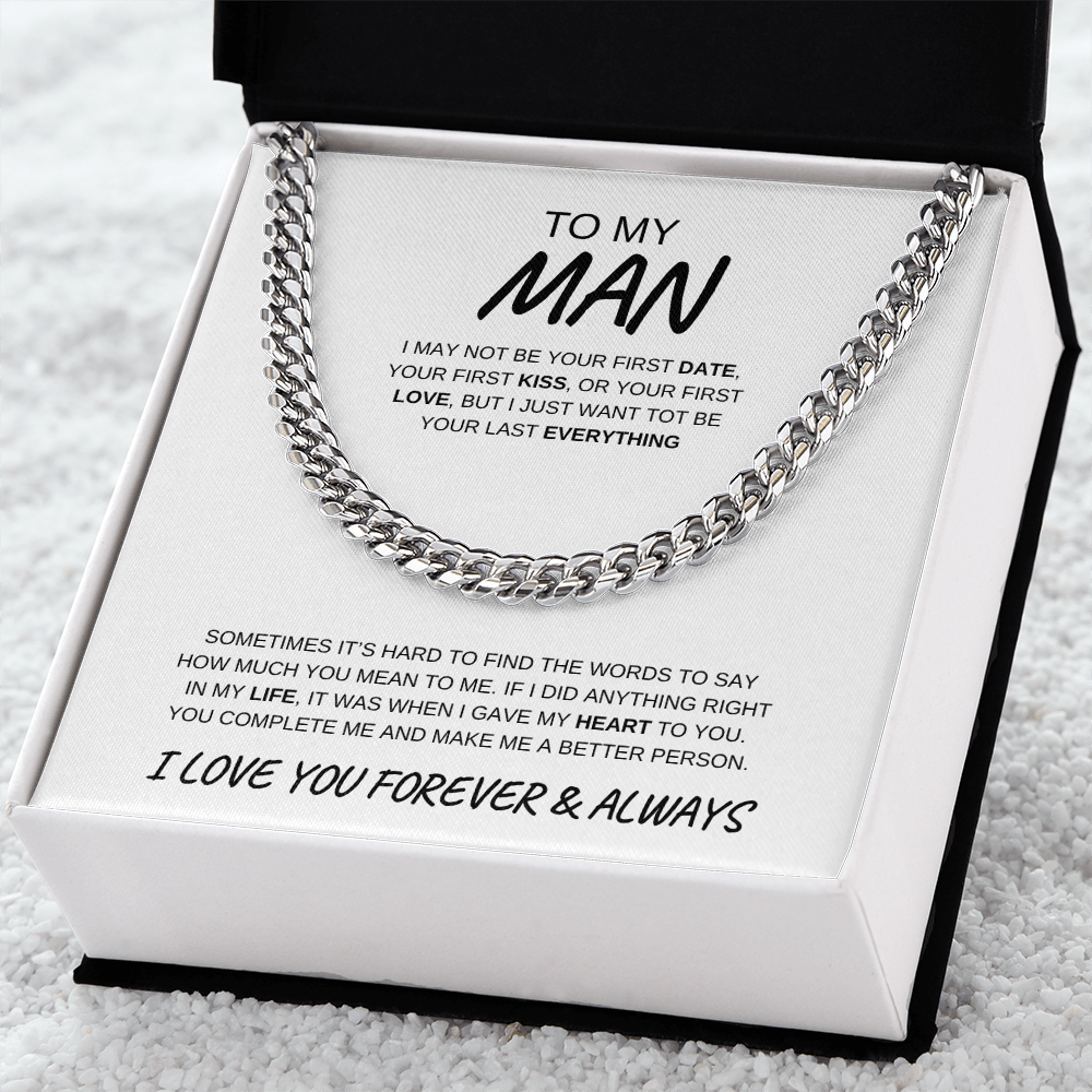 To My Man | Cuban Link Chain