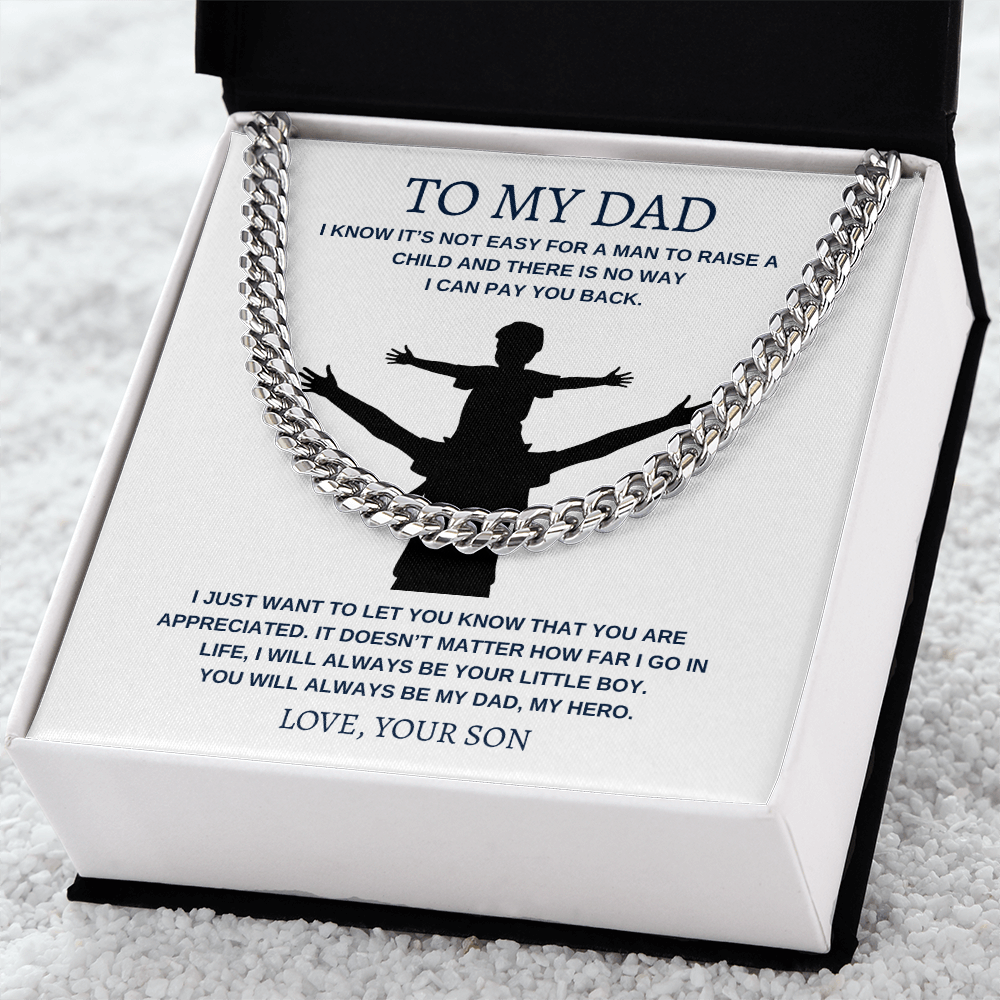 To My Dad | Cuban Link Chain