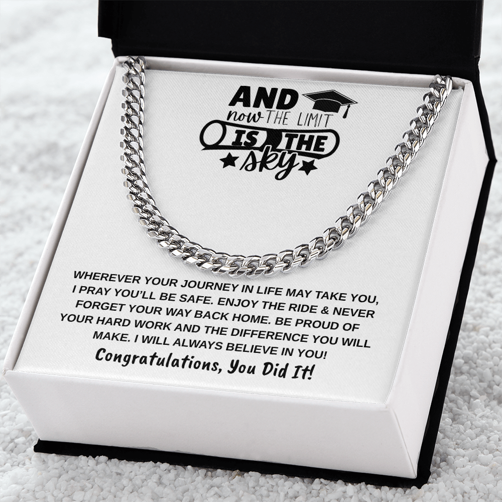 Limit is the Sky Graduation | Cuban Link Chain