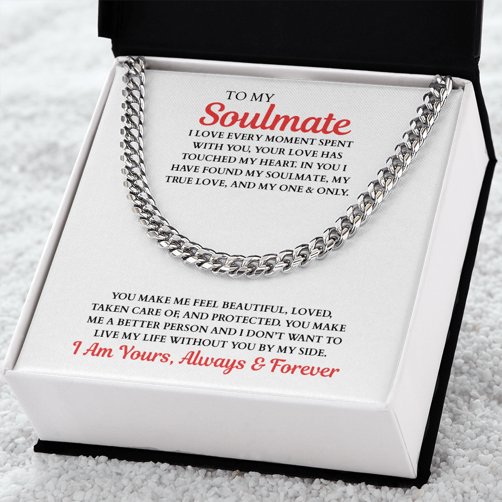 TO MY Soulmate | Cuban Link Chain