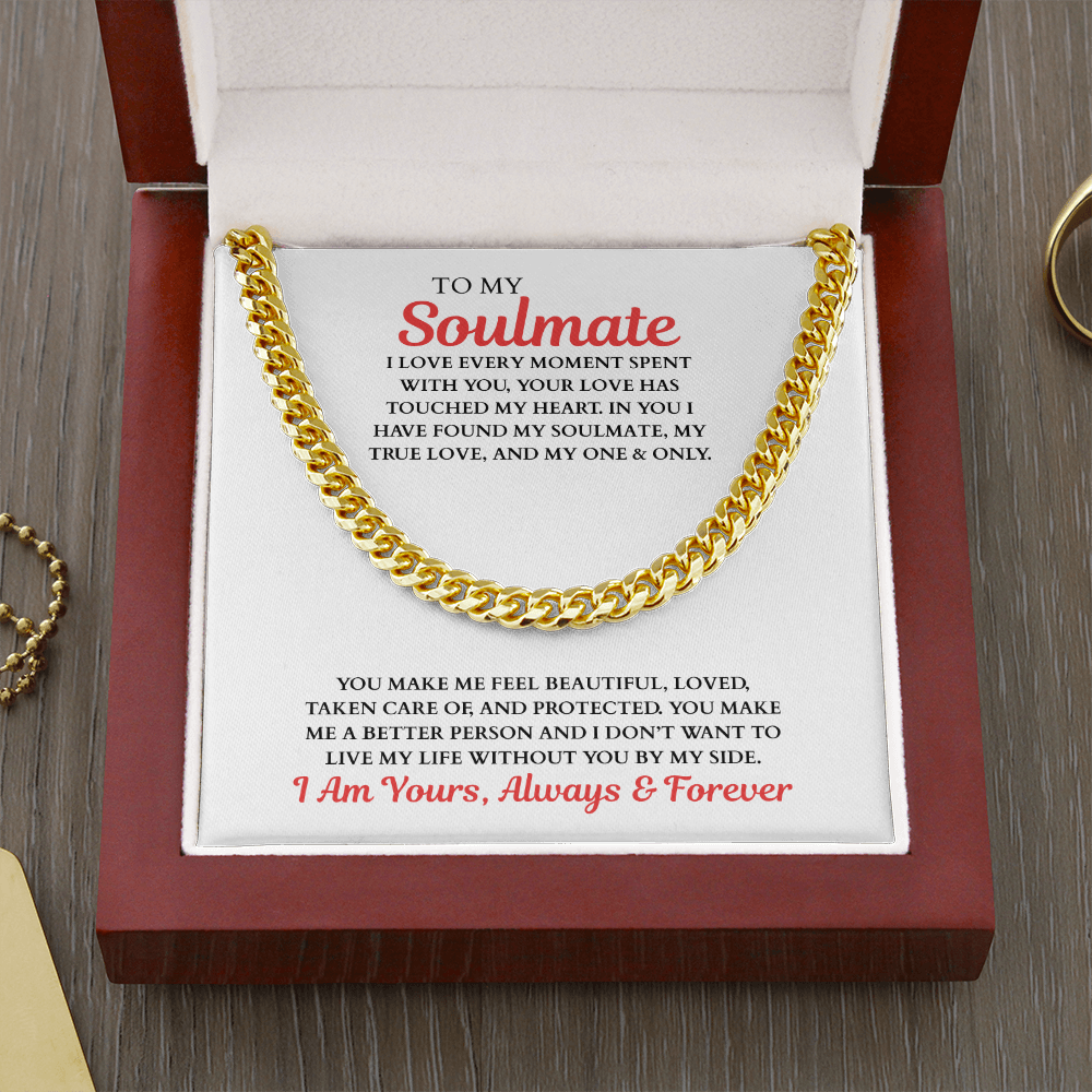 TO MY Soulmate | Cuban Link Chain