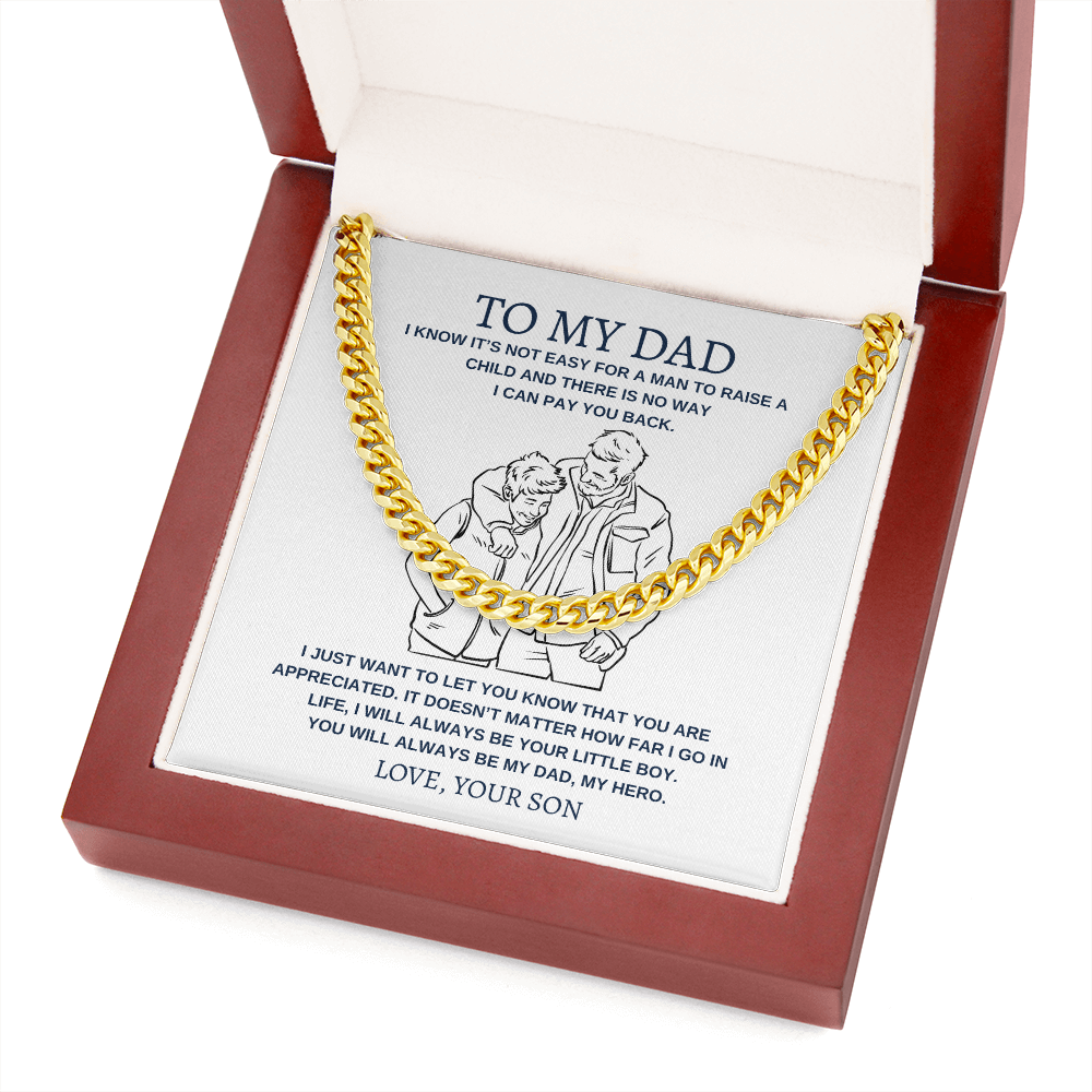 To My Dad | Cuban Link Chain