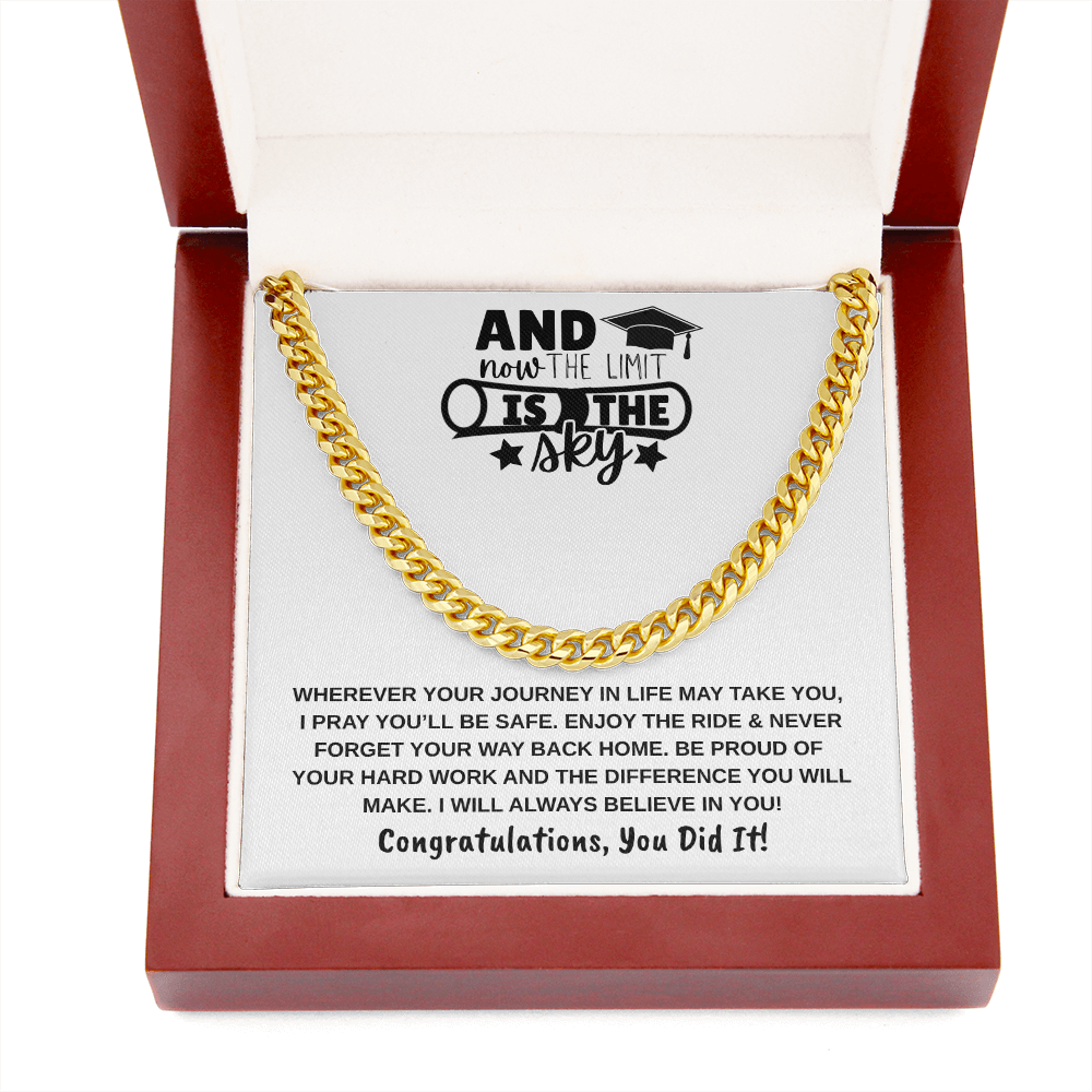 Limit is the Sky Graduation | Cuban Link Chain