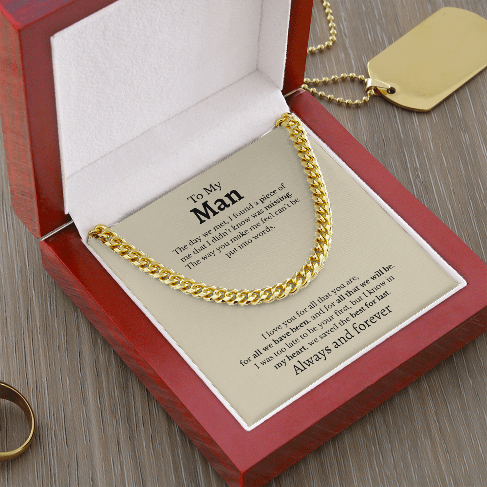 To My Man | Cuban Link Chain