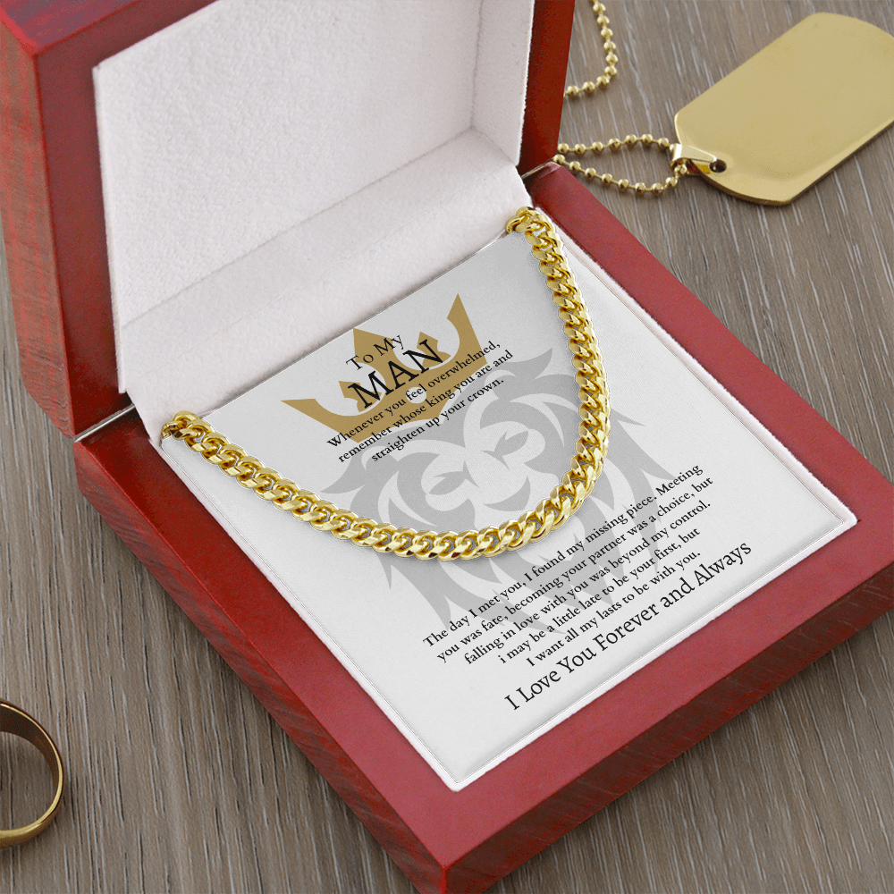 To My Man | Cuban Link Chain