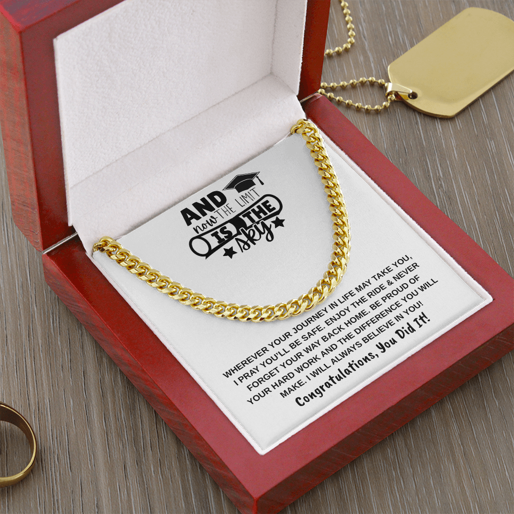 Limit is the Sky Graduation | Cuban Link Chain