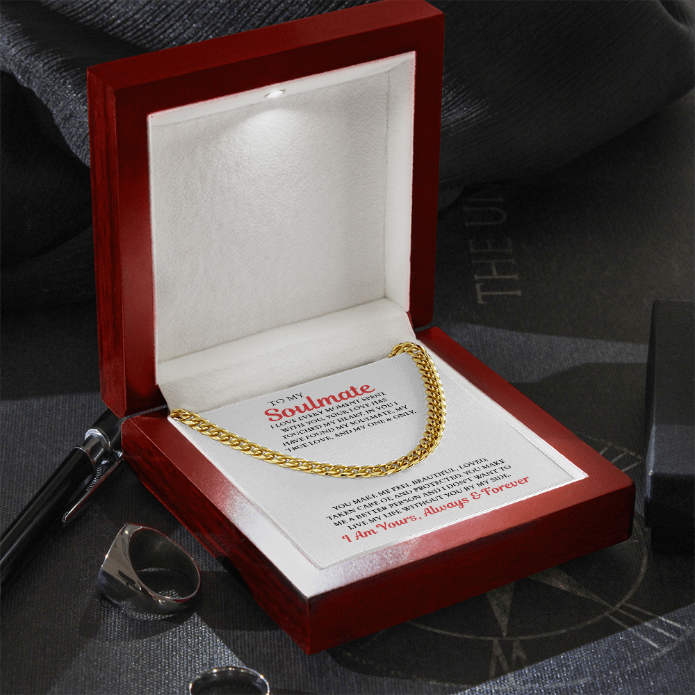 TO MY Soulmate | Cuban Link Chain