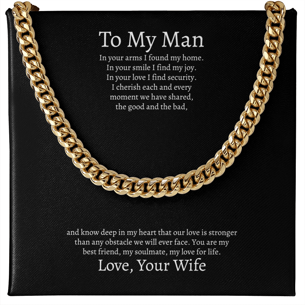 To My Man | Cuban Link Chain