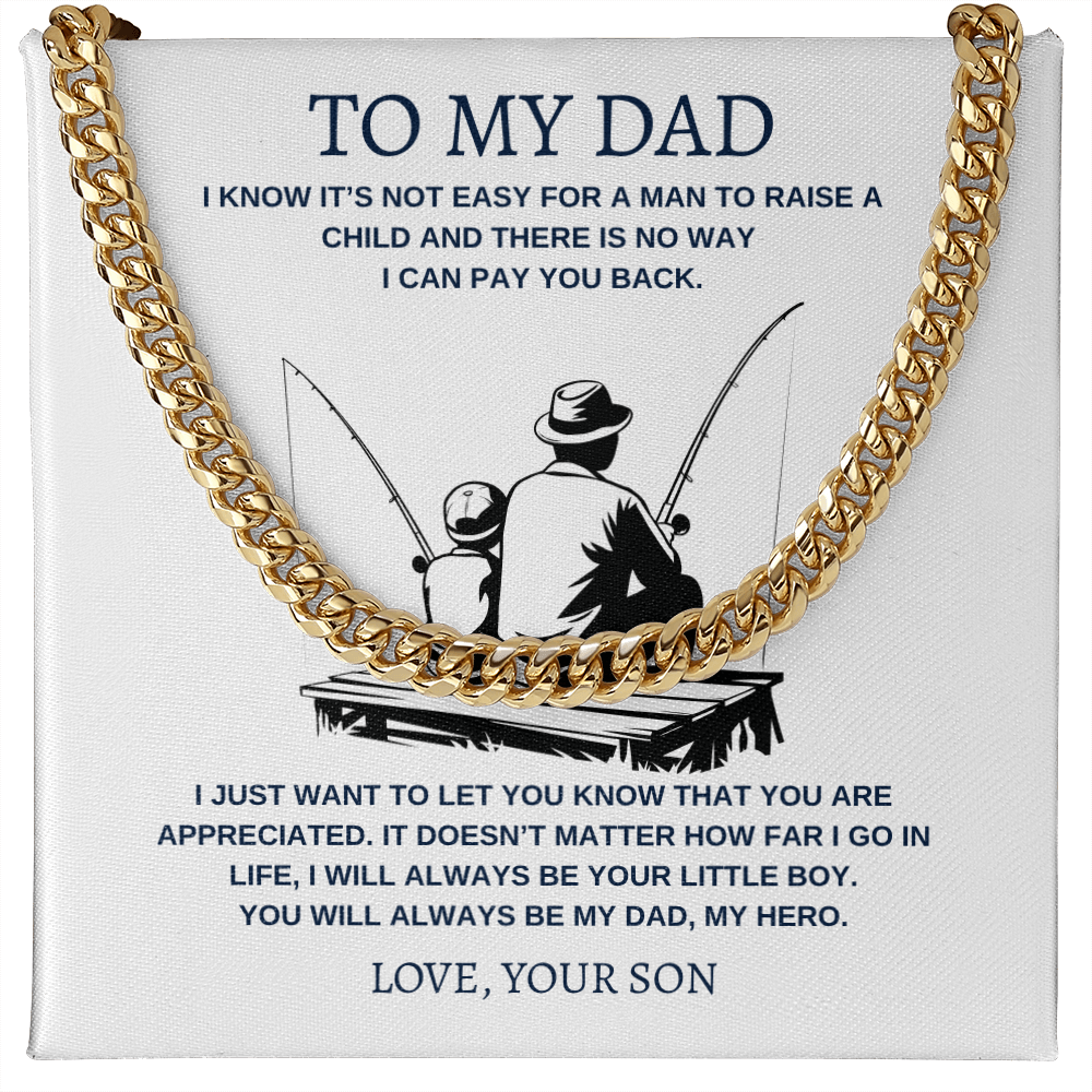 To My Dad | Cuban Link Chain
