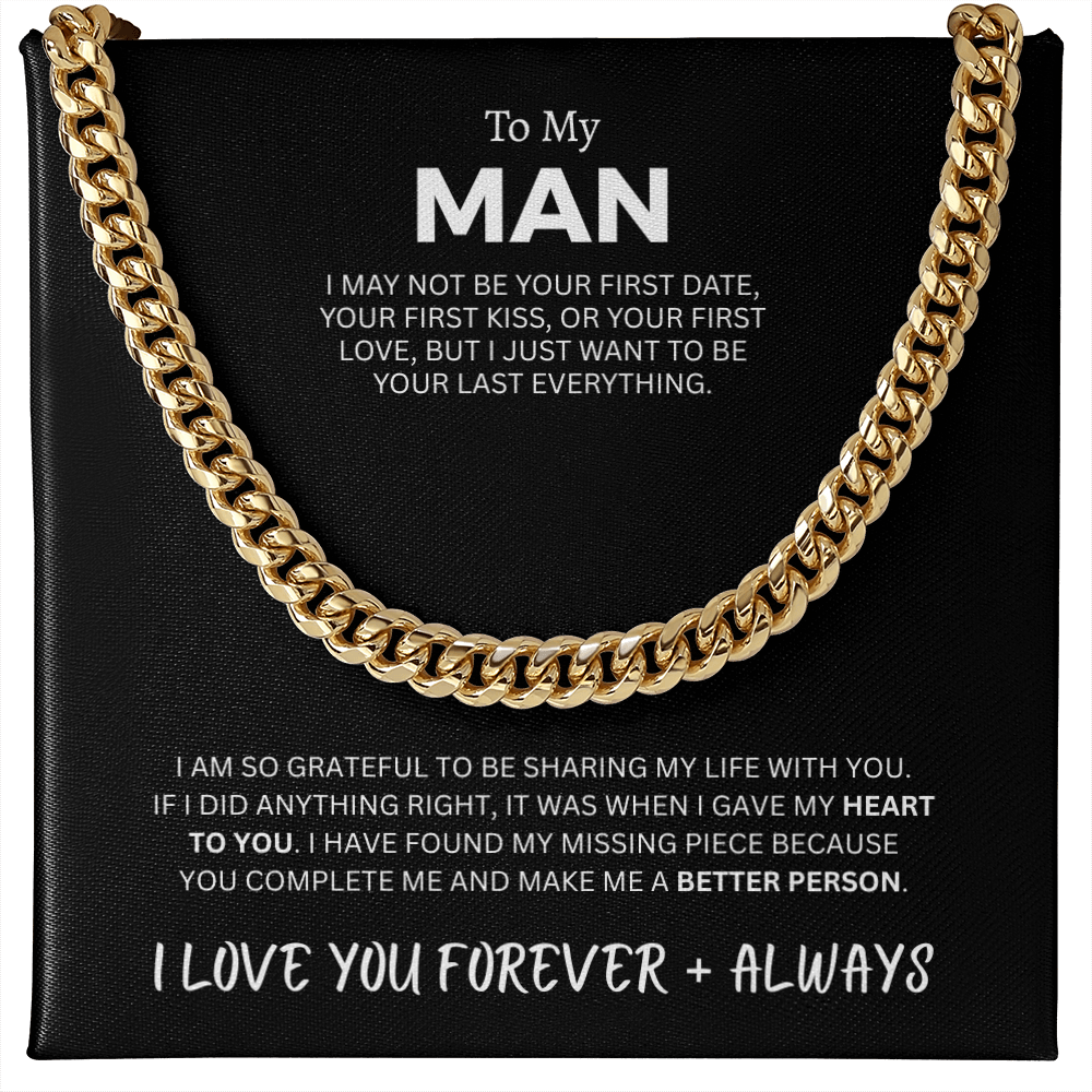 To My Man | Cuban Link Chain