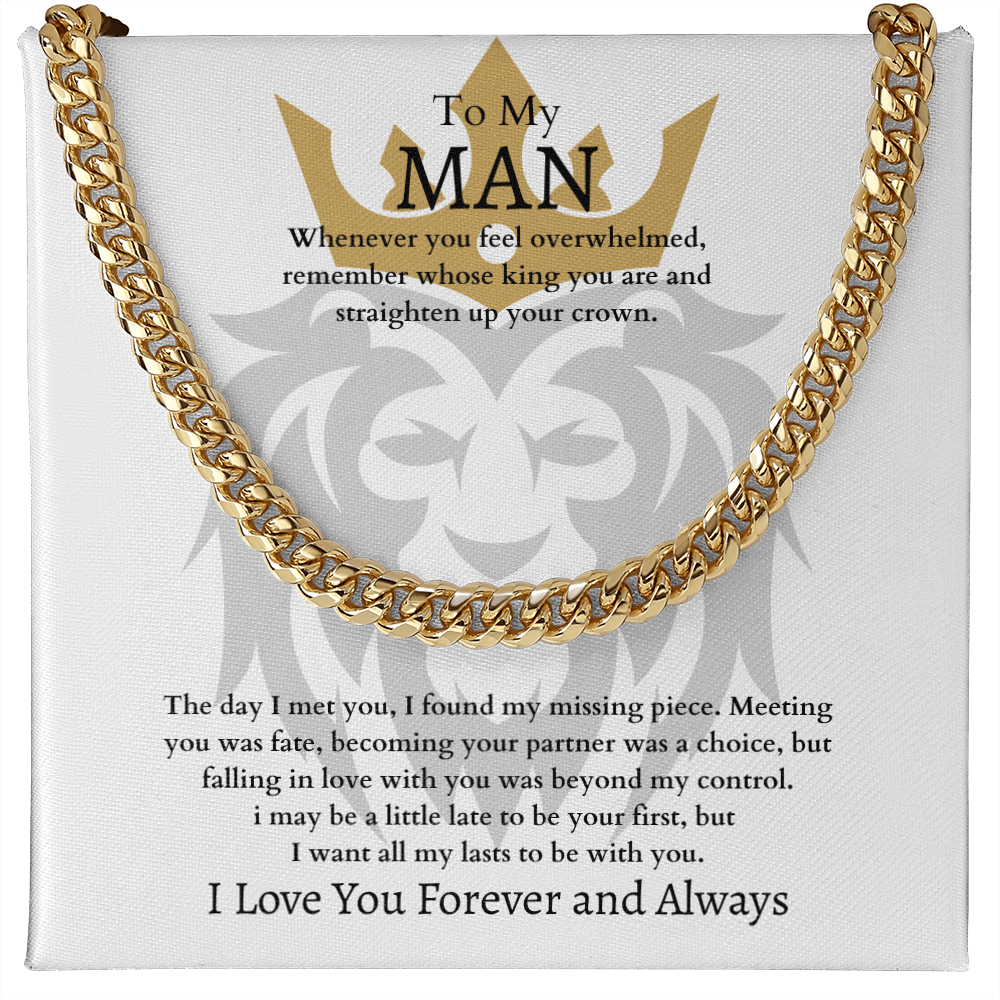 To My Man | Cuban Link Chain